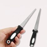Diamantslibesten 2-i-1 med ergonomisk greb til slibning af knive og mindre værktøj