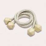 magnetisk gardinholder med fleksibel snor og moderne design til gardiner uden boring