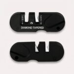 elektrisk knivsliber med keramisk og karbid slibning i kompakt, brugervenligt design