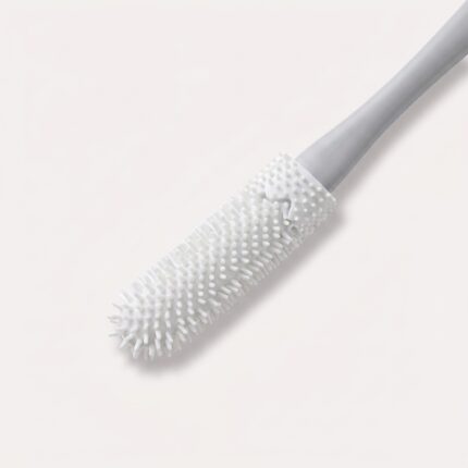 fodskrubber i pink og grå til skånsom rengøring og eksfoliering af fødder og tåmellemrum - Rejse product image