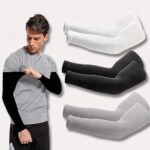 kølearmærmer i sort, grå og hvid - åndbare og hurtigtørrende sæt med 3 par - Rejse product image