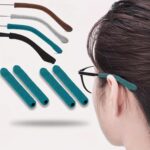 bløde brilleindlæg til ører i brun, grøn, sort og hvid - skridsikre og behagelige på brillestænger - Rejse product image
