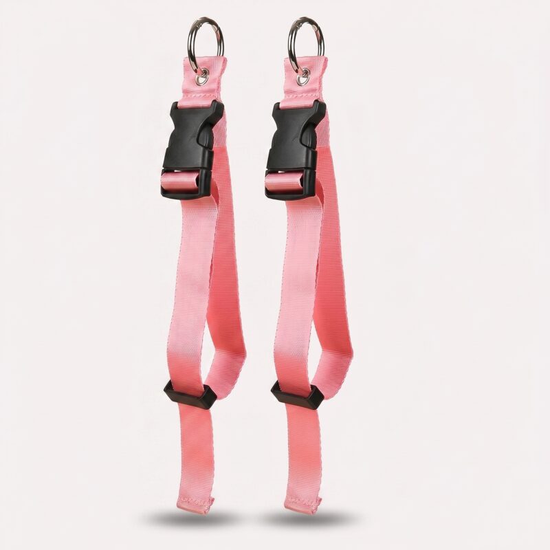 anti-tyveri kuffertrem i sort og pink til sikker fastgørelse og organisering af bagage - Rejse product image