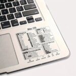 tastaturgenvej mærkater til MacBook med hurtig reference og oversigt til Air og Pro