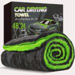biltørklæde i mikrofiber til hurtig vandopsugning og ridsefri tørring af bil