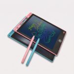 LCD tegnetablet i pink og blå til tegning, skrivning og hurtige noter