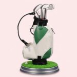 penneholder golfbag med 3 penne og dekorativt design til skrivebord og kontor tilbehør - Billede 7
