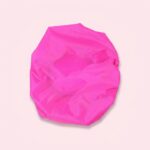 vandtæt cykelkurv cover i sort, grå og rosa rød - foldbart design til beskyttelse i al slags vejr - Billede 3